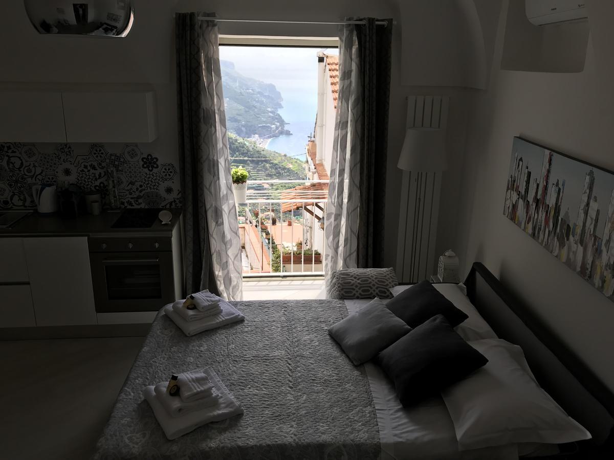 Chez Rosa - Cozy Sea View Openspace - 10Mins From Belmond Caruso Ravello Extérieur photo
